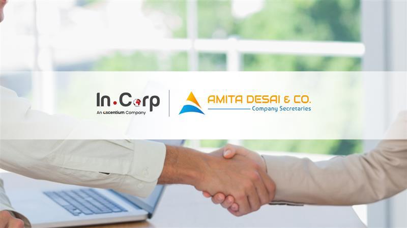 Amita Desai & Co. merges with InCorp to form one of India’s leading Corporate Advisory Firms